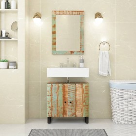 Waschbeckenunterschrank aus recyceltem Holz, Ingenieurholz, 62x33x58 cm. von vidaXL, Badezimmermöbel - Ref: Foro24-351988, Pr...