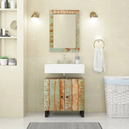 Waschbeckenunterschrank aus recyceltem Holz, Ingenieurholz, 62x33x58 cm. von vidaXL, Badezimmermöbel - Ref: Foro24-351988, Pr...