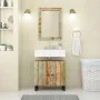 Mueble de lavabo madera reciclada madera ingeniería 62x33x58 cm by vidaXL, Bathroom furniture - Ref: Foro24-351988, Price: 88...