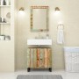 Mueble de lavabo madera reciclada madera ingeniería 62x33x58 cm by vidaXL, Bathroom furniture - Ref: Foro24-351988, Price: 90...