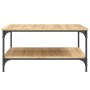 Couchtisch aus Sonoma-Eichenholzwerkstoff, 80 x 80 x 40 cm von vidaXL, Couchtisch - Ref: Foro24-832839, Preis: 53,36 €, Rabat...