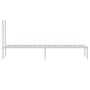 Bettgestell aus Metall mit weißem Kopfteil 90x190 cm von vidaXL, Betten und Lattenroste - Ref: Foro24-352360, Preis: 61,96 €,...