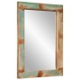 Glass and recycled solid wood mirror 70x50 cm by vidaXL, Mirrors - Ref: Foro24-351984, Price: 81,09 €, Discount: %