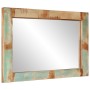 Espejo de vidrio y madera maciza reciclada 70x50 cm de vidaXL, Espejos - Ref: Foro24-351984, Precio: 81,09 €, Descuento: %