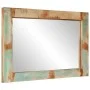 Spiegel aus Glas und recyceltem Massivholz, 70 x 50 cm von vidaXL, Spiegel - Ref: Foro24-351984, Preis: 79,39 €, Rabatt: %