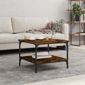 Couchtisch aus geräuchertem Eichenholzwerkstoff, 55 x 55 x 40 cm von vidaXL, Couchtisch - Ref: Foro24-832830, Preis: 42,22 €,...