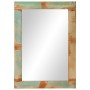 Glass and recycled solid wood mirror 70x50 cm by vidaXL, Mirrors - Ref: Foro24-351984, Price: 81,09 €, Discount: %