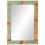Glass and recycled solid wood mirror 70x50 cm by vidaXL, Mirrors - Ref: Foro24-351984, Price: 79,39 €, Discount: %