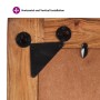 Glass and recycled solid wood mirror 70x50 cm by vidaXL, Mirrors - Ref: Foro24-351984, Price: 81,09 €, Discount: %