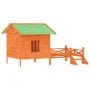 Solid pine wood dog house in brown color, measuring 159x120x88.5 cm. by vidaXL, Dog kennels and fences - Ref: Foro24-172270, ...