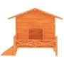 Solid pine wood dog house in brown color, measuring 159x120x88.5 cm. by vidaXL, Dog kennels and fences - Ref: Foro24-172270, ...