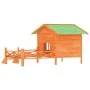 Solid pine wood dog house in brown color, measuring 159x120x88.5 cm. by vidaXL, Dog kennels and fences - Ref: Foro24-172270, ...