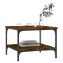 Couchtisch aus geräuchertem Eichenholzwerkstoff, 55 x 55 x 40 cm von vidaXL, Couchtisch - Ref: Foro24-832830, Preis: 42,22 €,...