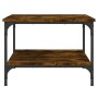 Smoked oak engineered wood coffee table 55x55x40 cm by vidaXL, Coffee table - Ref: Foro24-832830, Price: 42,22 €, Discount: %