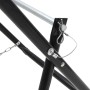 Carrito de rollo de manguera acero negro 48 cm 45 kg