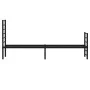 Bed frame with headboard and black metal footboard 90x200 cm by vidaXL, Beds and slatted bases - Ref: Foro24-352330, Price: 7...