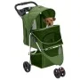 Folding dog stroller green oxford fabric 80x46x98 cm by vidaXL, pet strollers - Ref: Foro24-172198, Price: 101,33 €, Discount: %