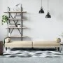 Sofa bed with armrests in cream fabric by vidaXL, Sofas - Ref: Foro24-351934, Price: 273,18 €, Discount: %