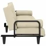 Sofa bed with armrests in cream fabric by vidaXL, Sofas - Ref: Foro24-351934, Price: 273,18 €, Discount: %