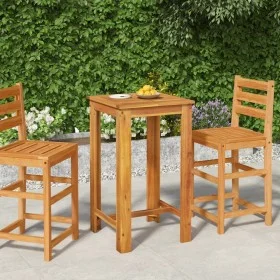 High garden table solid acacia wood 60x60x105 cm by vidaXL, Garden tables - Ref: Foro24-319700, Price: 120,36 €, Discount: %