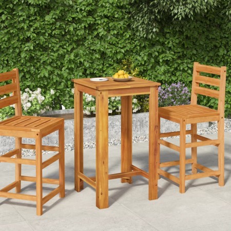 Hoher Gartentisch aus massivem Akazienholz 60x60x105 cm von vidaXL, Gartentische - Ref: Foro24-319700, Preis: 130,41 €, Rabat...