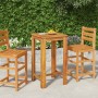 High garden table solid acacia wood 60x60x105 cm by vidaXL, Garden tables - Ref: Foro24-319700, Price: 130,41 €, Discount: %