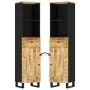 Mueble de baño madera maciza de mango 38x33x160 cm de vidaXL, Muebles de baño - Ref: Foro24-351998, Precio: 145,27 €, Descuen...