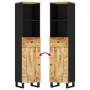 Mueble de baño madera maciza de mango 38x33x160 cm de vidaXL, Muebles de baño - Ref: Foro24-351998, Precio: 147,89 €, Descuen...