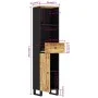 Mueble de baño madera maciza de mango 38x33x160 cm de vidaXL, Muebles de baño - Ref: Foro24-351998, Precio: 145,27 €, Descuen...