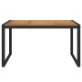 Gartentisch mit U-Beinen aus massivem Akazienholz 148x80x75 cm von vidaXL, Gartentische - Ref: Foro24-319515, Preis: 233,31 €...