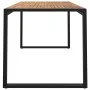 Garden table with U legs solid acacia wood 148x80x75 cm by vidaXL, Garden tables - Ref: Foro24-319515, Price: 229,08 €, Disco...