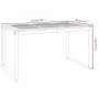 Garden table with U legs solid acacia wood 148x80x75 cm by vidaXL, Garden tables - Ref: Foro24-319515, Price: 229,08 €, Disco...