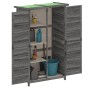 Gartengeräteschuppen aus grauem Kiefernholz, 83 x 57 x 140 cm von vidaXL, Schuppen - Ref: Foro24-172241, Preis: 187,24 €, Rab...