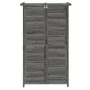 Gartengeräteschuppen aus grauem Kiefernholz, 83 x 57 x 140 cm von vidaXL, Schuppen - Ref: Foro24-172241, Preis: 207,10 €, Rab...
