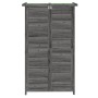 Gartengeräteschuppen aus grauem Kiefernholz, 83 x 57 x 140 cm von vidaXL, Schuppen - Ref: Foro24-172241, Preis: 187,24 €, Rab...