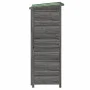 Gartengeräteschuppen aus grauem Kiefernholz, 83 x 57 x 140 cm von vidaXL, Schuppen - Ref: Foro24-172241, Preis: 207,10 €, Rab...