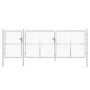 Galvanized silver garden mesh gate 400x175cm by vidaXL, garden gates - Ref: Foro24-154555, Price: 526,47 €, Discount: %