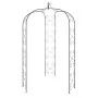 Arco de jardín acero negro Ø180x255 cm de vidaXL, Pérgolas, arcos y enrejados de jardín - Ref: Foro24-319351, Precio: 128,71 ...