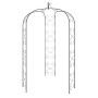 Schwarzer Gartenbogen aus Stahl Ø180x255 cm von vidaXL, Pergolen, Bögen und Gartenspaliere - Ref: Foro24-319351, Preis: 111,9...