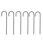 Black steel garden arch Ø180x255 cm by vidaXL, Pergolas, arches and garden trellises - Ref: Foro24-319351, Price: 111,93 €, D...