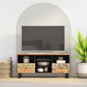 TV cabinet recycled wood engineered wood 100x33x46 cm by vidaXL, TV Furniture - Ref: Foro24-351980, Price: 103,53 €, Discount: %