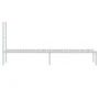 Metallbettgestell mit weißem Kopfteil 107x203 cm von vidaXL, Betten und Lattenroste - Ref: Foro24-352364, Preis: 66,66 €, Rab...