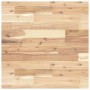 Estante de lavabo de pared acero y madera maciza de acacia