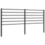 Kopfteil aus schwarzem Metall, 200 cm von vidaXL, Kopf- und Fußteile - Ref: Foro24-352357, Preis: 32,74 €, Rabatt: %