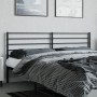 Kopfteil aus schwarzem Metall, 200 cm von vidaXL, Kopf- und Fußteile - Ref: Foro24-352357, Preis: 32,74 €, Rabatt: %