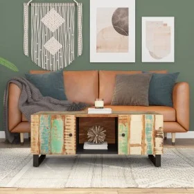 Couchtisch aus recyceltem Holz und Sperrholz, 100 x 54 x 40 cm von vidaXL, Couchtisch - Ref: Foro24-351952, Preis: 182,56 €, ...