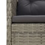 5-teiliges Gartenmöbel-Set und graue synthetische Rattankissen von vidaXL, Gartensets - Ref: Foro24-319682, Preis: 221,49 €, ...