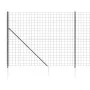 Drahtzaun mit Ankerspitzen anthrazitgrau 1,8x10 m von vidaXL, Zaunpaneele - Ref: Foro24-154277, Preis: 118,00 €, Rabatt: %