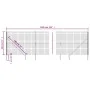 Drahtzaun mit Ankerspitzen anthrazitgrau 1,8x10 m von vidaXL, Zaunpaneele - Ref: Foro24-154277, Preis: 118,00 €, Rabatt: %