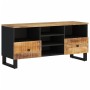 TV-Schrank aus Mangoholz und Holzwerkstoff, 100 x 33 x 46 cm von vidaXL, TV-Möbel - Ref: Foro24-351978, Preis: 103,26 €, Raba...